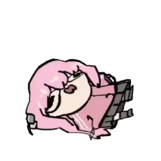 Sticker from the "Bocchi the Rock!" sticker pack