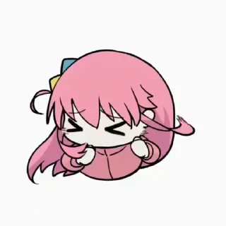 Sticker from the "Bocchi the Rock!" sticker pack