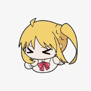 Sticker from the "Bocchi the Rock!" sticker pack