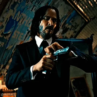 Sticker from the "John Wick" sticker pack