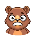 Sticker from the "Boris the Bear" sticker pack