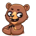 Sticker from the "Boris the Bear" sticker pack