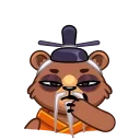 Sticker from the "Boris the Bear" sticker pack