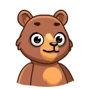 Sticker from the "Boris the Bear" sticker pack