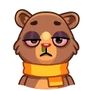 Sticker from the "Boris the Bear" sticker pack