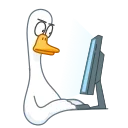 Sticker from the "Funky Goose" sticker pack