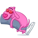 Sticker from the "Lovehound" sticker pack