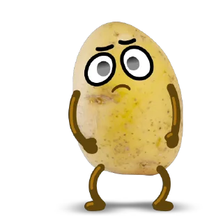 Стикер из набора "Potato"