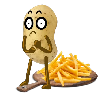 Sticker from the "Potato" sticker pack