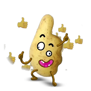 Sticker from the "Potato" sticker pack