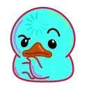 Sticker from the "Rainbow Duck" sticker pack