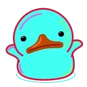 Telegram sticker pack "Rainbow Duck"