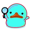 Sticker from the "Rainbow Duck" sticker pack