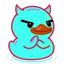 Sticker from the "Rainbow Duck" sticker pack