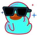 Sticker from the "Rainbow Duck" sticker pack