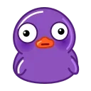 Sticker from the "Purple Duck" sticker pack