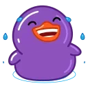 Sticker from the "Purple Duck" sticker pack