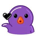 Sticker from the "Purple Duck" sticker pack