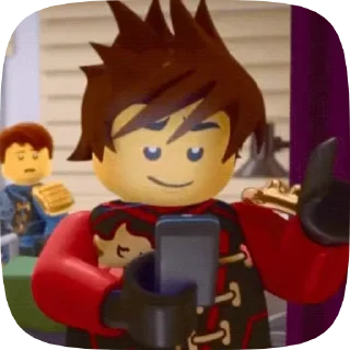 Sticker from the "Lego Ninjago" sticker pack