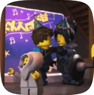 Sticker from the "Lego Ninjago" sticker pack