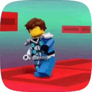 Sticker from the "Lego Ninjago" sticker pack