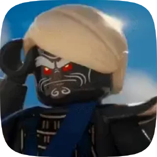 Sticker from the "Lego Ninjago" sticker pack