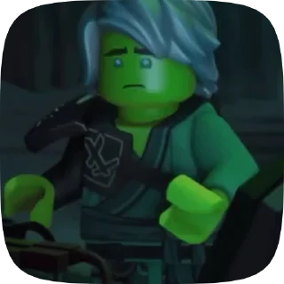 Sticker from the "Lego Ninjago" sticker pack