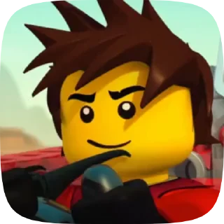 Sticker from the "Lego Ninjago" sticker pack