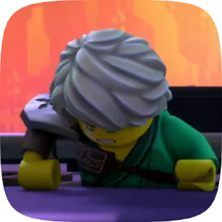 Sticker from the "Lego Ninjago" sticker pack