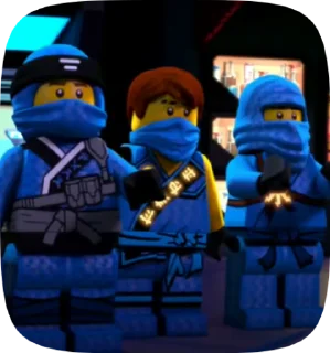 Sticker from the "Lego Ninjago" sticker pack