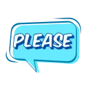 Sticker from the "Animated Text" sticker pack