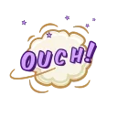 Sticker from the "Animated Text" sticker pack