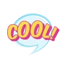 Sticker from the "Animated Text" sticker pack