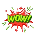 Sticker from the "Animated Text" sticker pack