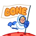 Sticker from the "Animated Text" sticker pack