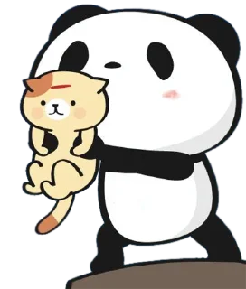 Telegram sticker pack "Little panda"