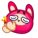 Sticker from the "Rabbit Emoji" sticker pack