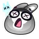 Sticker from the "Rabbit Emoji" sticker pack