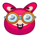 Sticker from the "Rabbit Emoji" sticker pack