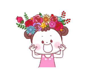 Sticker from the "coco flowers🥰" sticker pack