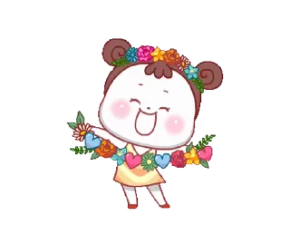 Sticker from the "coco flowers🥰" sticker pack