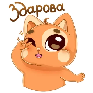 Telegram sticker pack "Мандариновый кот"