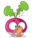 Sticker from the "Radical Radish" sticker pack