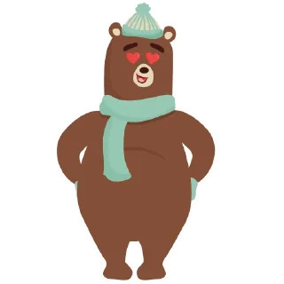 Telegram sticker pack "bear"