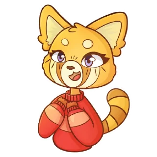 Telegram sticker pack "Red Panda Toffee"