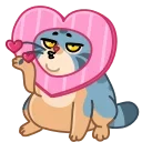 Sticker from the "Snow Manul" sticker pack