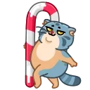 Sticker from the "Snow Manul" sticker pack