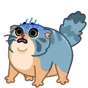 Sticker from the "Snow Manul" sticker pack