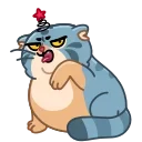 Sticker from the "Snow Manul" sticker pack