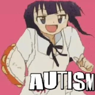 Sticker from the "Anime Autistic City" sticker pack